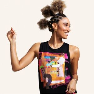 Peloton X Monica Ahanonu Together Go Far Muscle Tank. Size Medium.